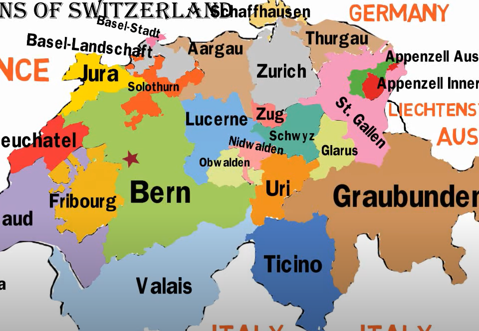 list of cantons in switzerland